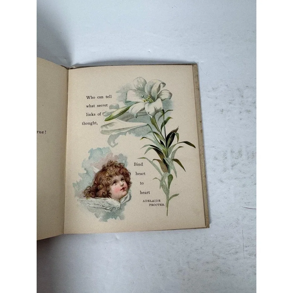 Mizpah Antique‎ Angel Gift Book HC Holiday Publishing Co NY Victorian Religious